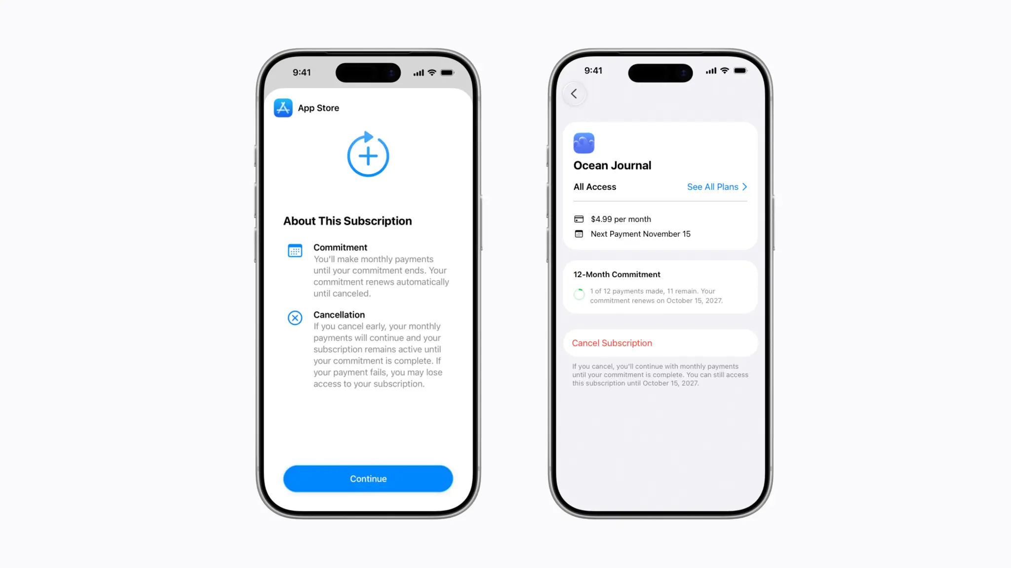 苹果推出App Store新订阅方案 12个月承诺期按月付费更实惠