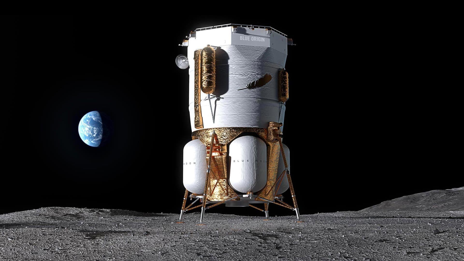 蓝色起源新月球着陆器经受极端真空测试 为NASA任务铺路