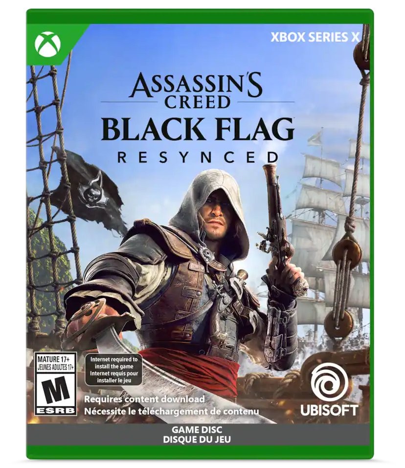Xbox实体游戏新封面曝光 《刺客信条:黑旗 记忆重置》等