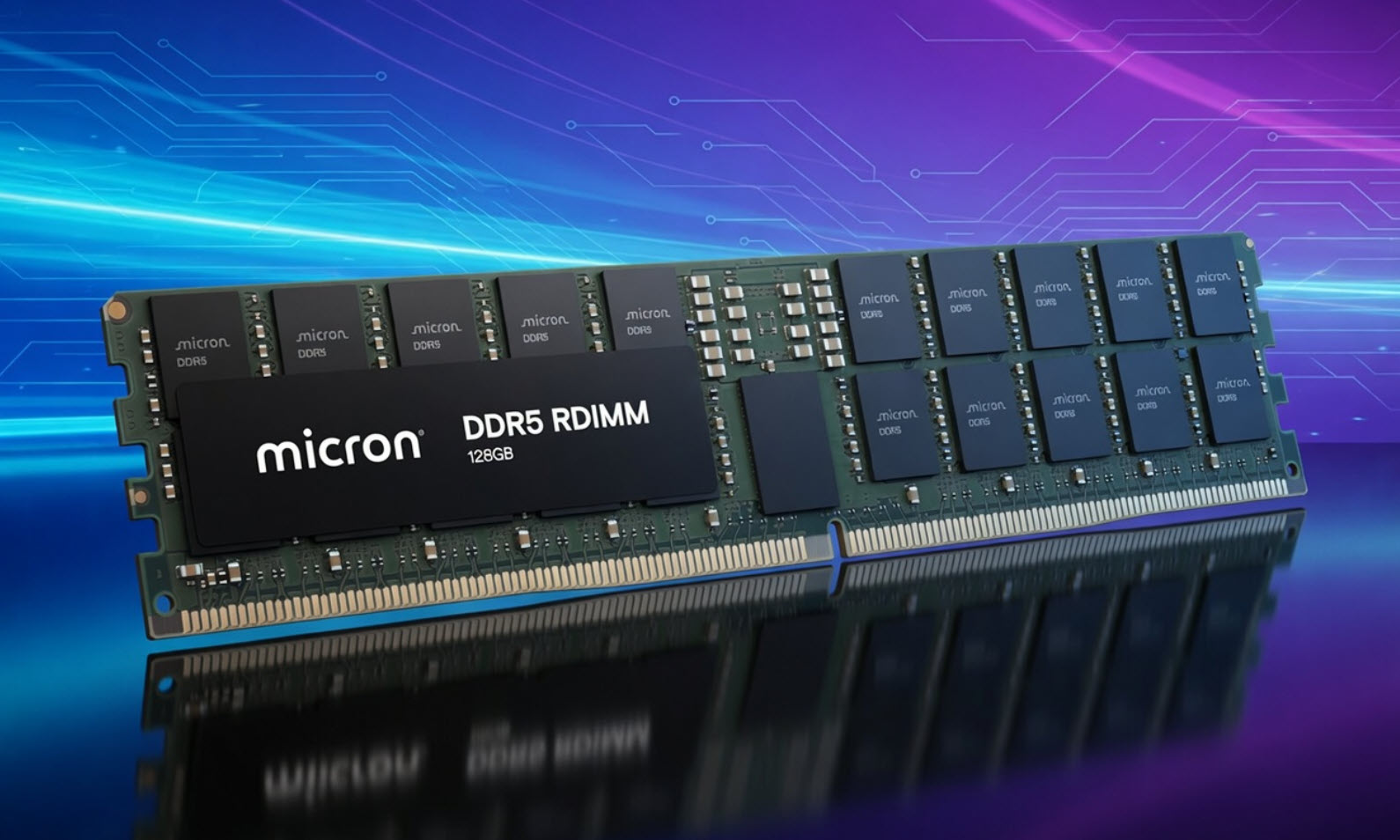 美光推出高性能服务器内存 256GB DDR5模块速率达9200MT/s