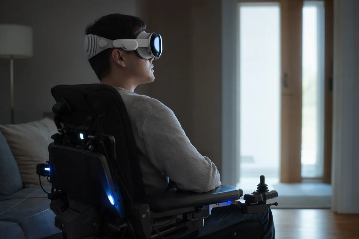 苹果发布Apple Intelligence无障碍新功能 Vision Pro可眼控轮椅