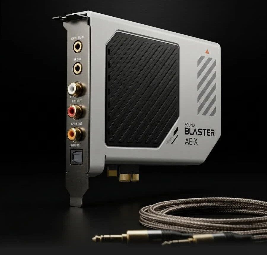 创新发布 Sound Blaster AE-X 高端 PCIe 声卡