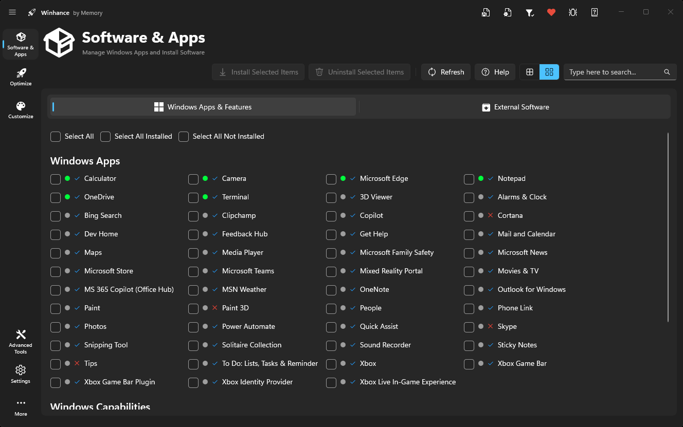 开源系统工具Winhance登上GitHub热门 Windows 11预装软件可一键删除