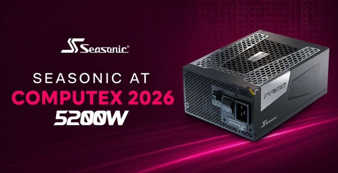 海韵亮出5200W最强电源 能同时带9张RTX5090