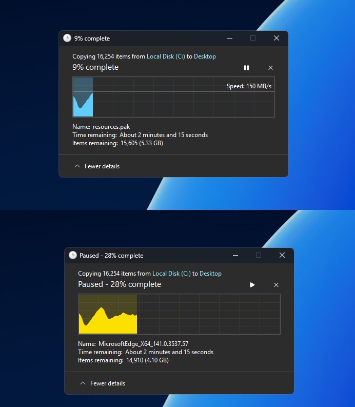 微软将全面重写Windows 11旧版对话框 文件复制窗口已率先完成
