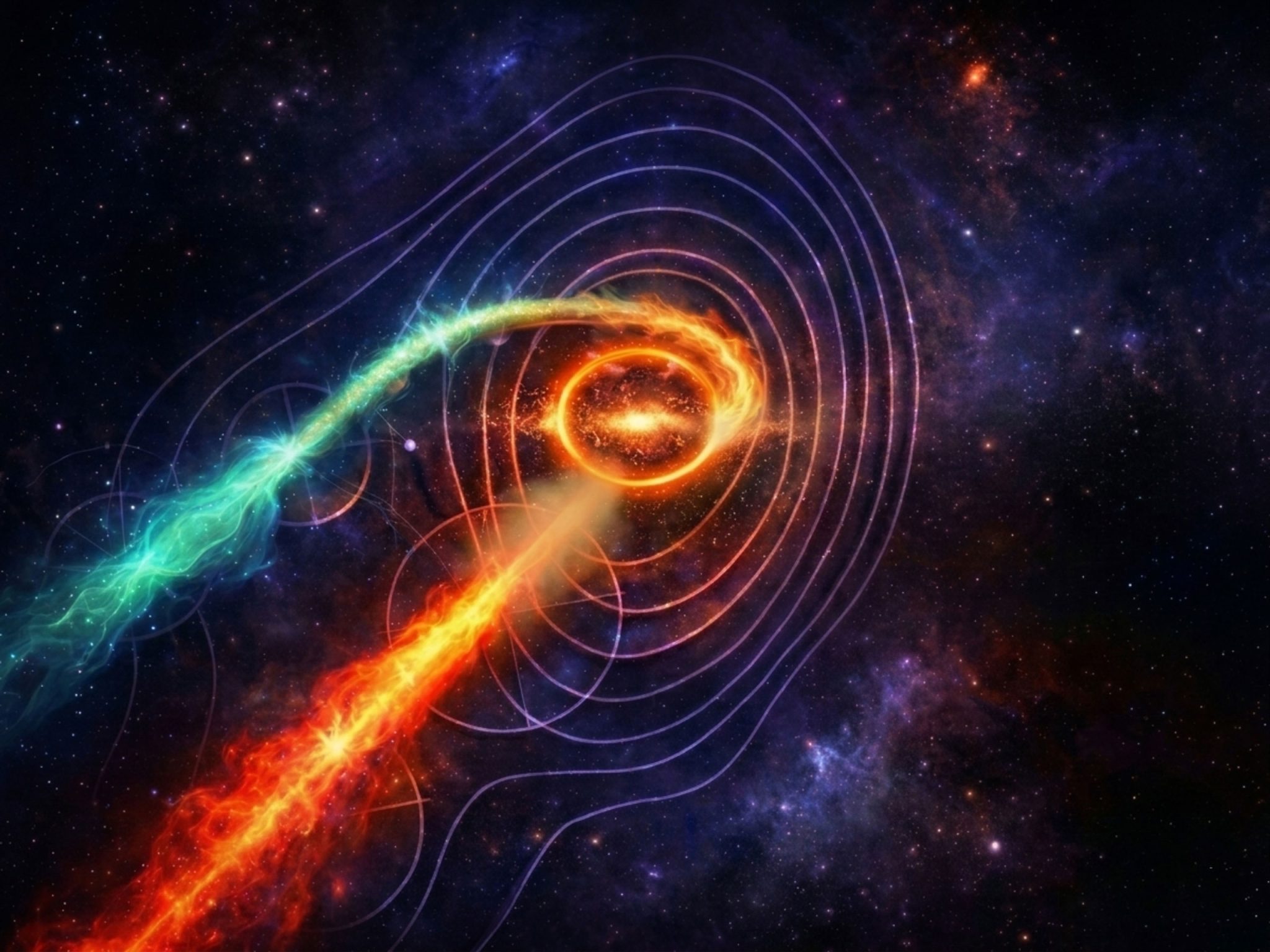 天文学家首次发现紧密绕行的超大质量黑洞双星