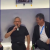 黄仁勋台北电脑展席地喝啤酒 与技嘉老总吹牛