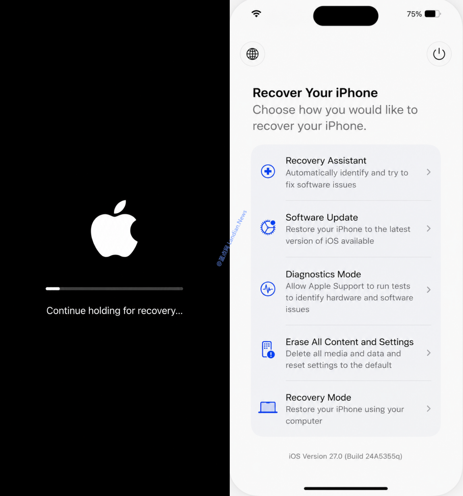 iOS 27新增恢复助手 无需PC即可自动检测识别问题并尝试自动修复