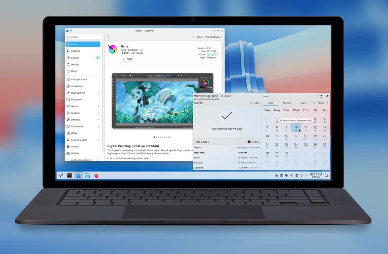 KDE Plasma 6.7 正式发布 性能优化与细节打磨