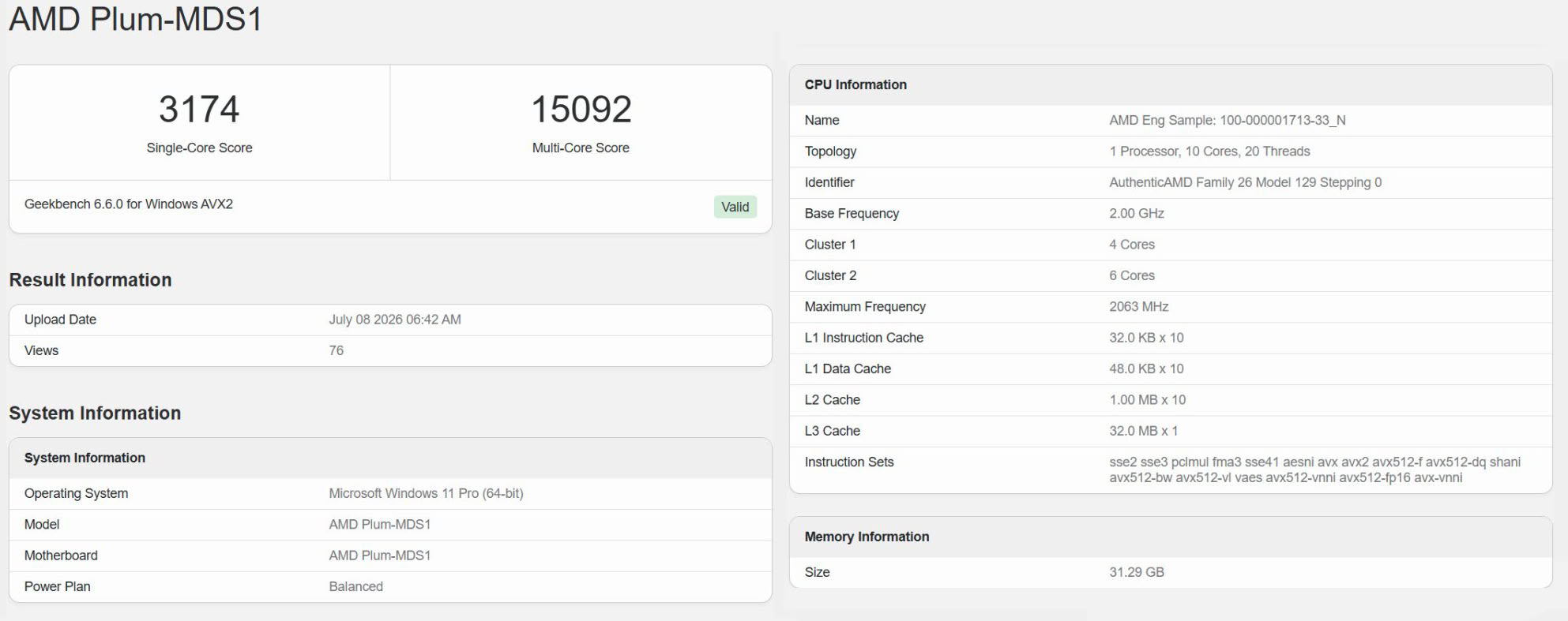 AMD 10核“Medusa Point”Zen 6 APU再现Geekbench 性能进一步提升