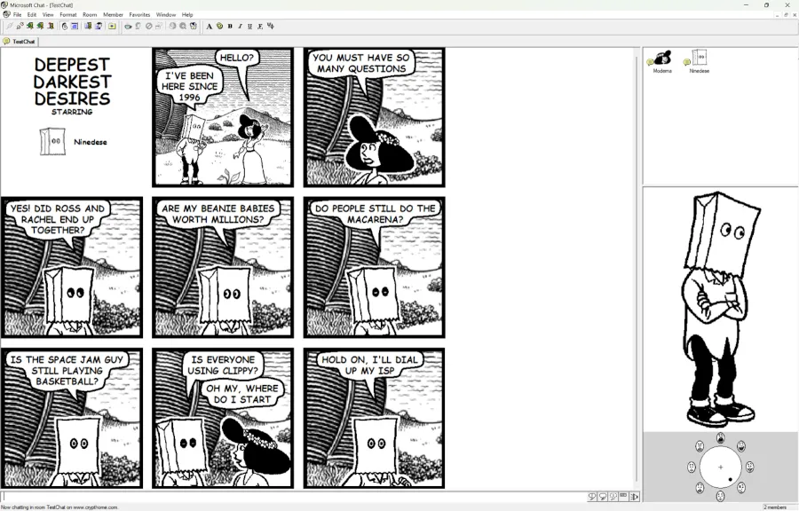 时隔30年微软开源经典聊天软件Comic Chat 融入AI现代化探索
