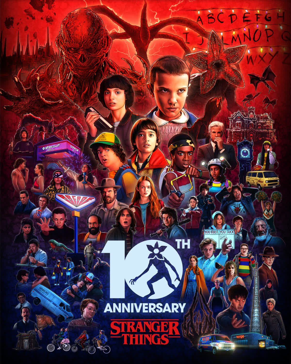 庆祝剧集开播十周年 Netflix推出《怪奇物语》第一季“录像带画质”版本