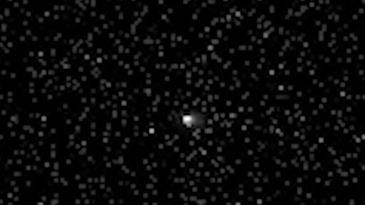 天问一号探测器成功捕捉罕见星际彗星3I/ATLAS图像