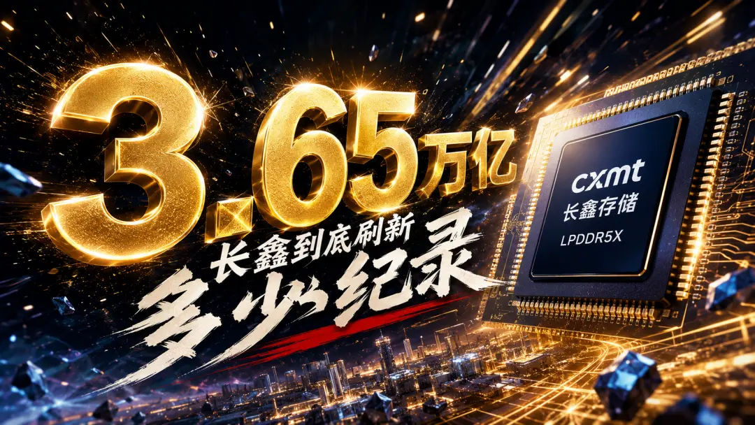 3.65万亿长鑫到底刷新多少纪录