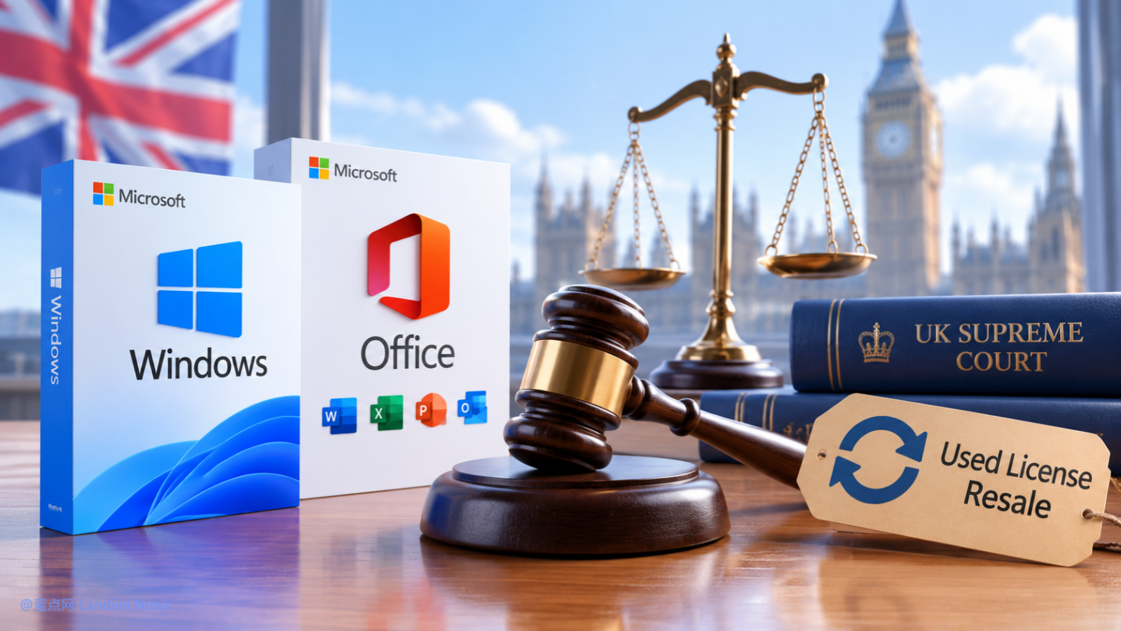 Windows/Office授权许可证能否转卖二手?微软在英国寻求最高法上诉