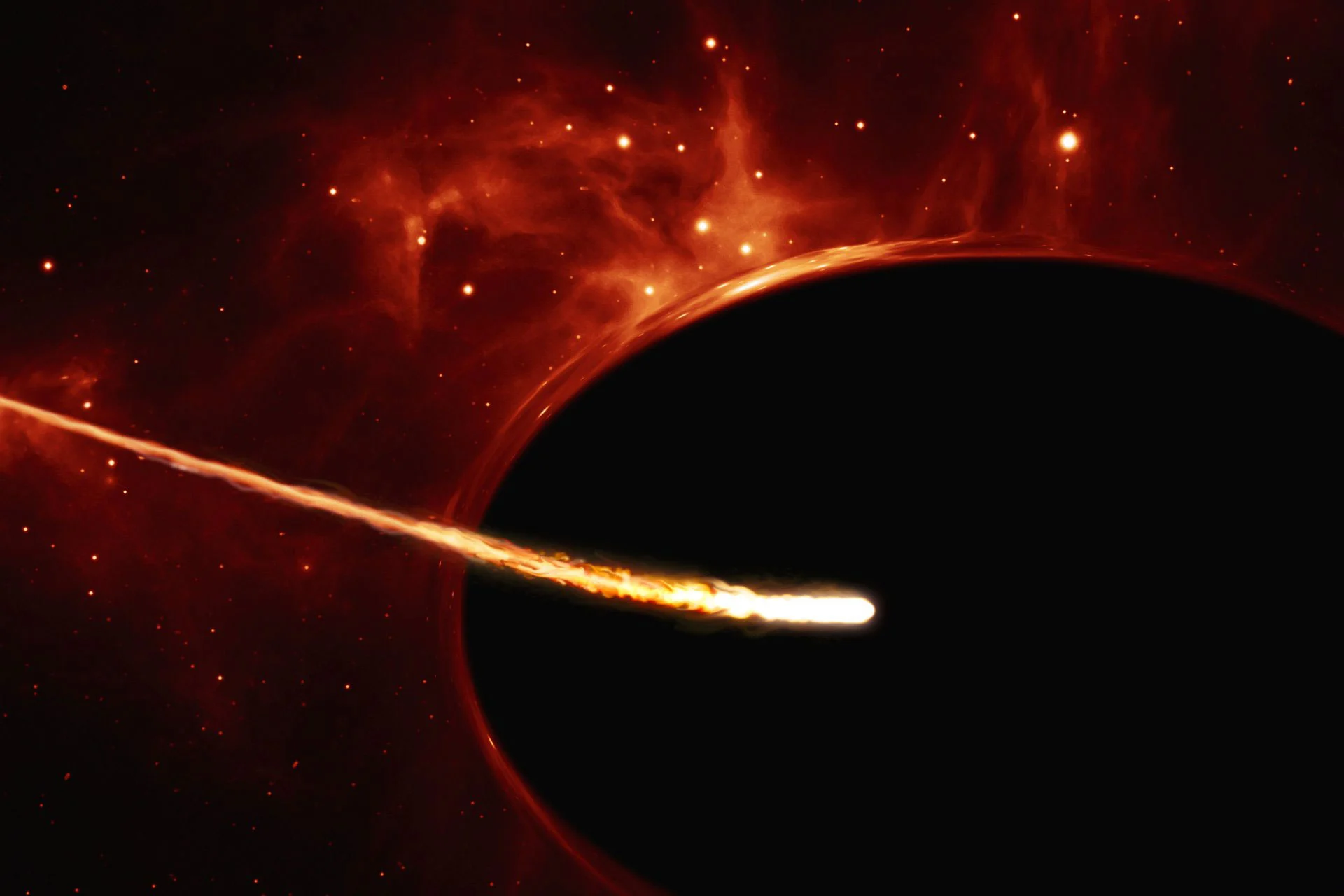 天文学家发现环绕银河系中央黑洞 以光速8%疾驰的恒星