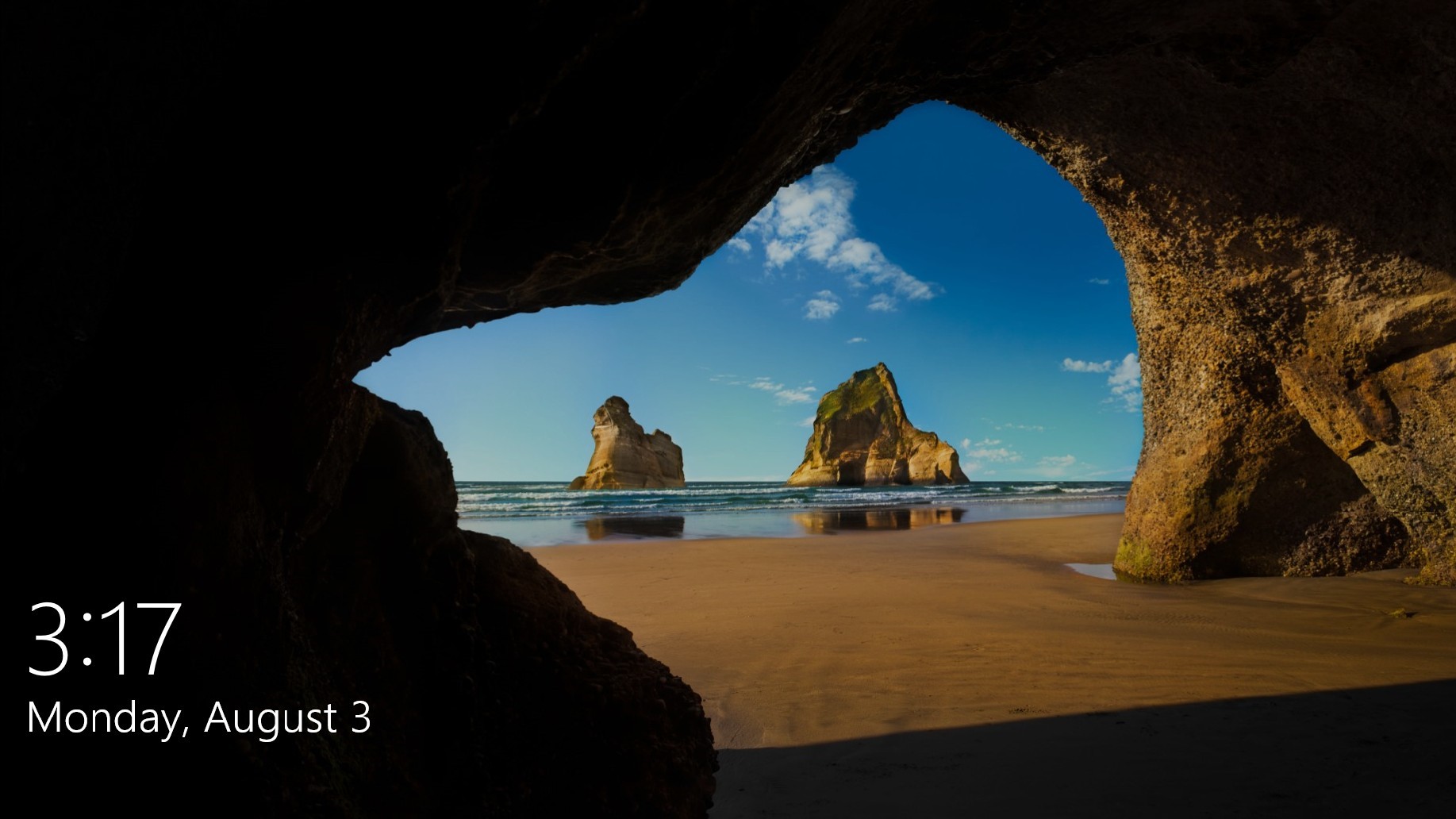 Windows 10标志性锁屏照走红社交媒体 新西兰偏远海滩成“朝圣地”