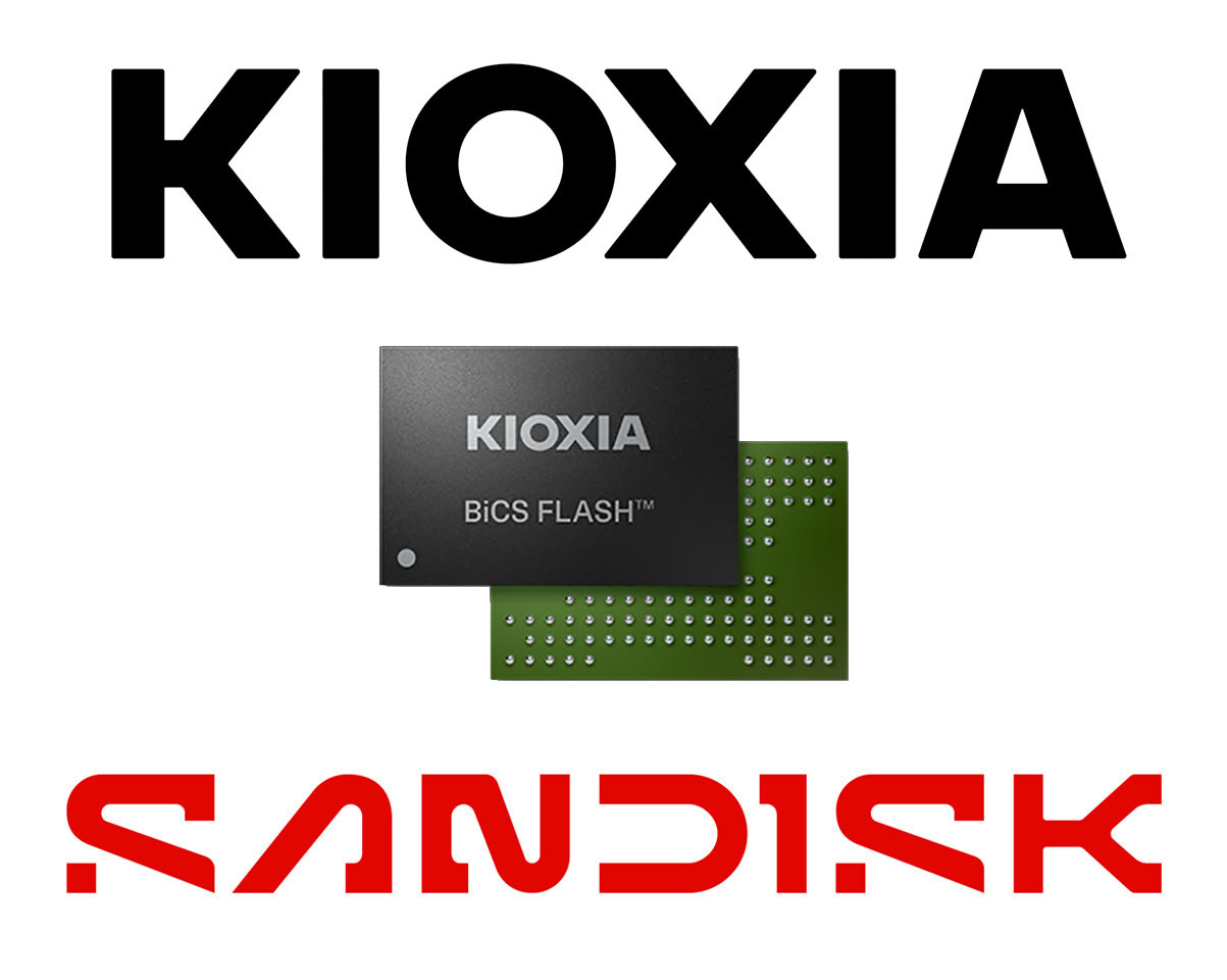 铠侠与闪迪联合发布第十代332层QLC闪存 接口速率突破4.8 Gb/s