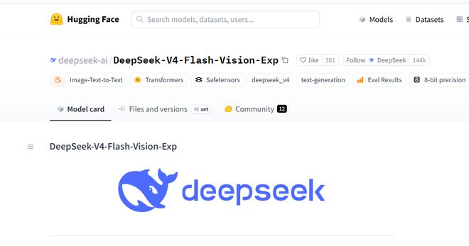 DeepSeek-V4首款多模态模型权重开放“睁眼”后追上Opus-4.8