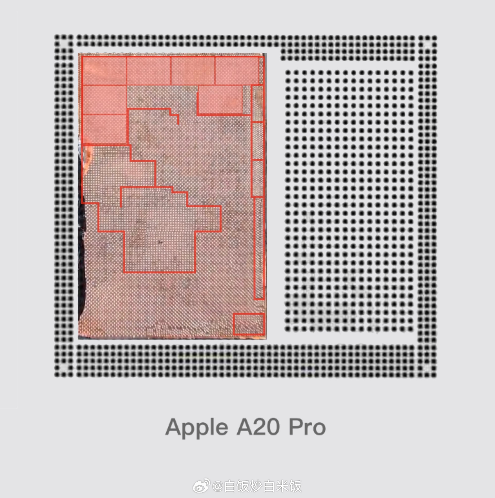 A20 Pro芯片焊点图曝光 iPhone 18 Pro或迎图形性能与内存带宽大幅升级