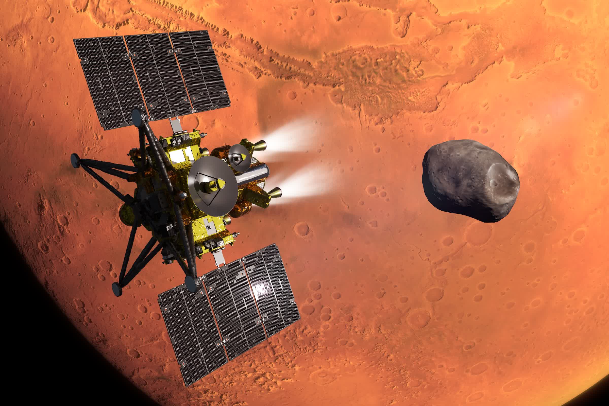 日本将发射火星卫星探测器 挑战登陆火卫一并带回首批样本