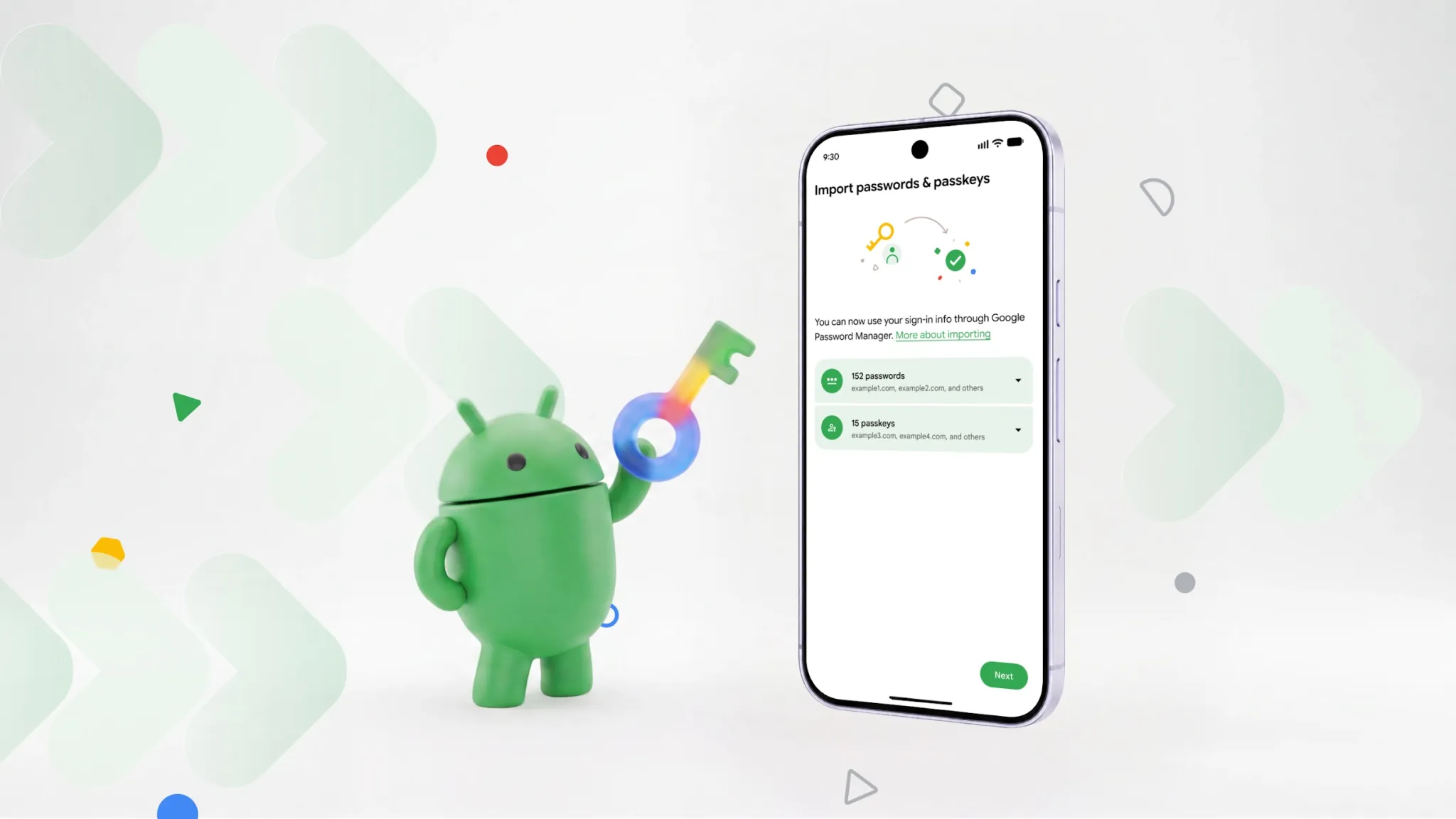 Google简化Android密码管理器迁移流程 密码和通行密钥均可直接转移
