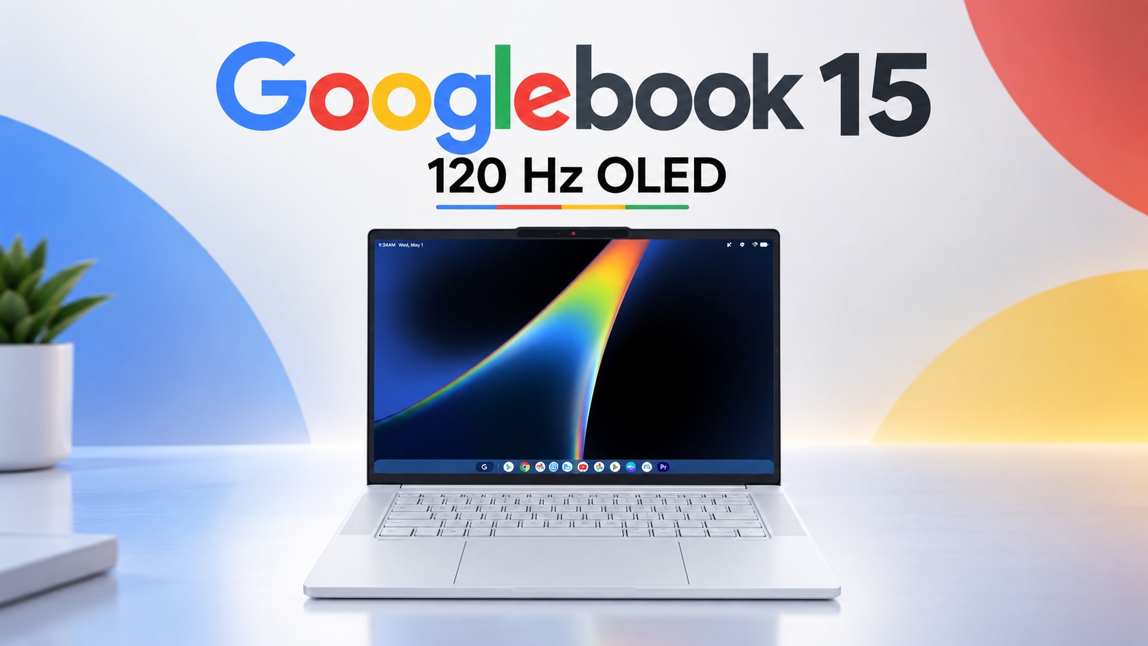 ChromeOS旗舰笔记本GoogleBook 15曝光:搭载120Hz OLED屏幕 联想制造