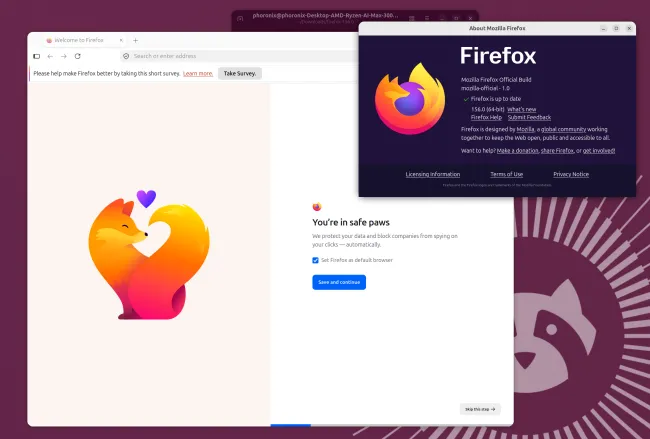 Mozilla Firefox 156正式发布:大幅优化内存与CPU开销并强化Linux图形性能