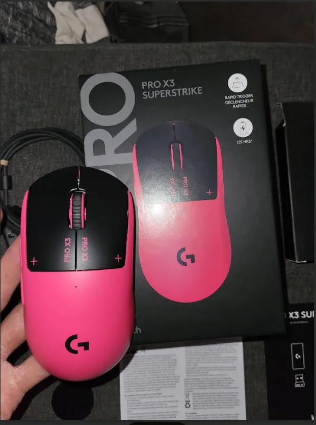 罗技未发布新品X3 Superstrike鼠标提前流入买家手中