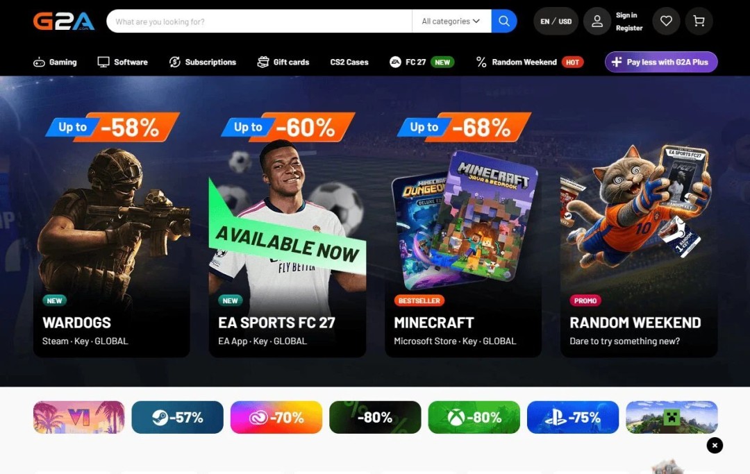 G2A.COM调查《侠盗猎车手6》等大作购买偏好:38%选数字版 27%选光盘