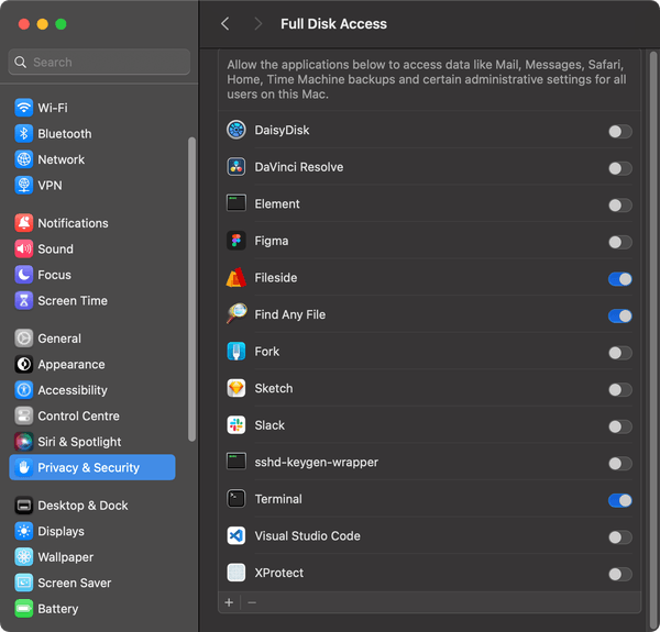 AI代理能力增强带来新的隐私安全风险 苹果收紧macOS“完全磁盘访问”权限