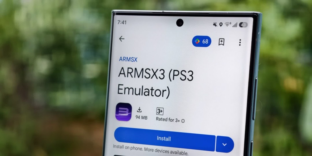 PS3安卓模拟器ARMSX3上架Google Play 运行轻量游戏至少需8GB内存