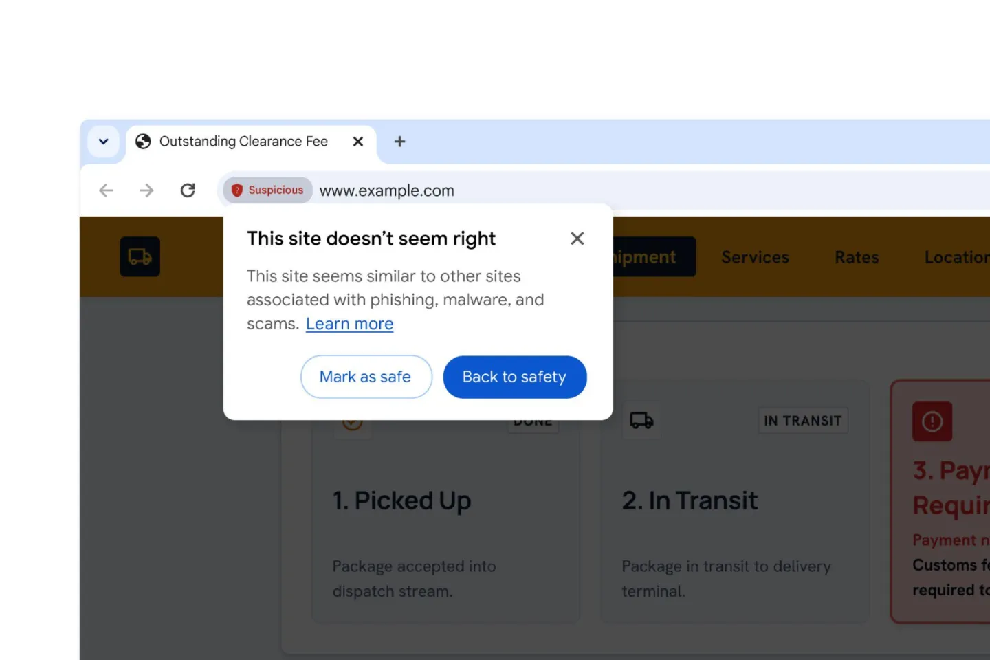 Google为Chrome推出“可疑网站”新警告机制 进一步加强网络诈骗防护
